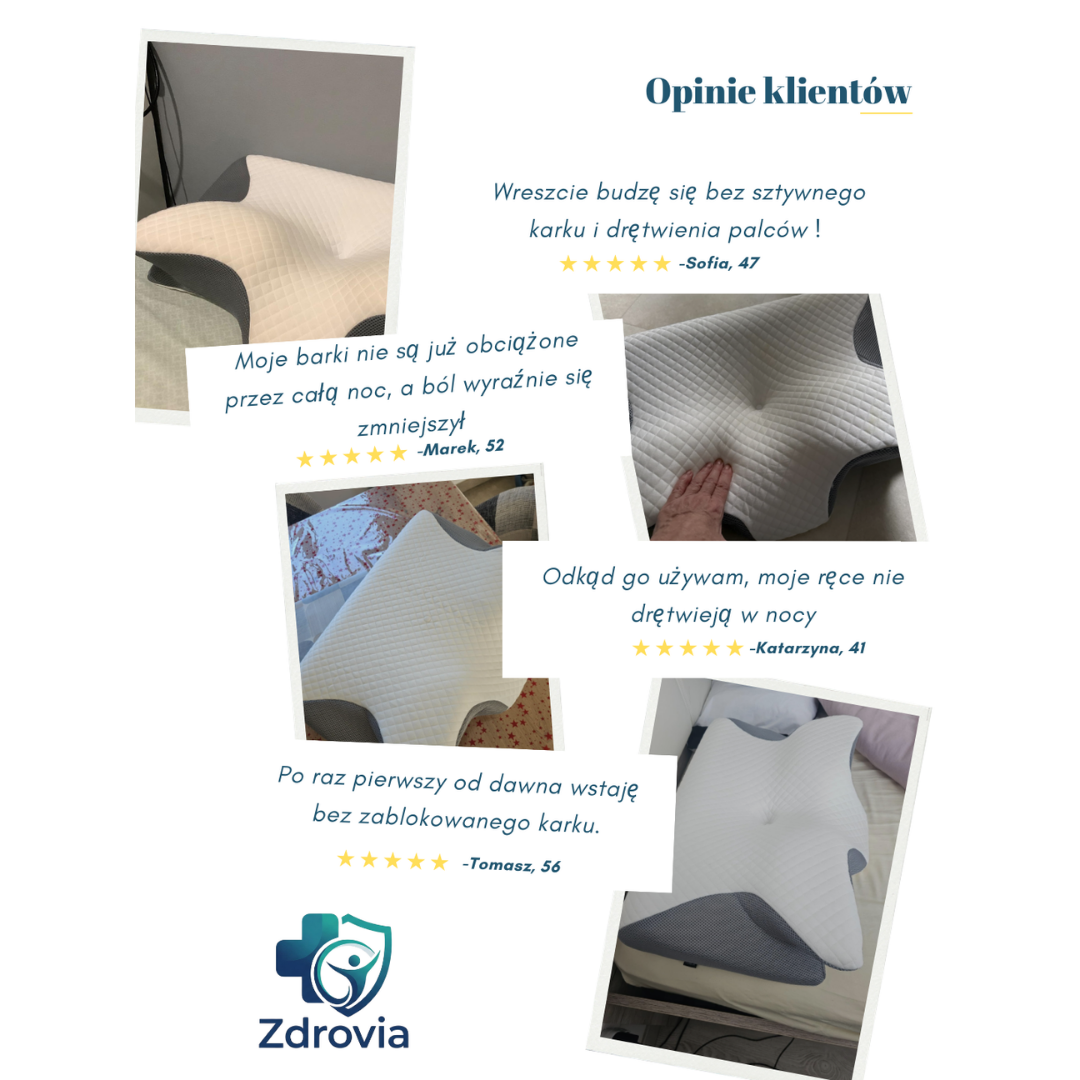 Axiora - Koniec z bólem szyi i drętwieniem ramion po przebudzeniu.