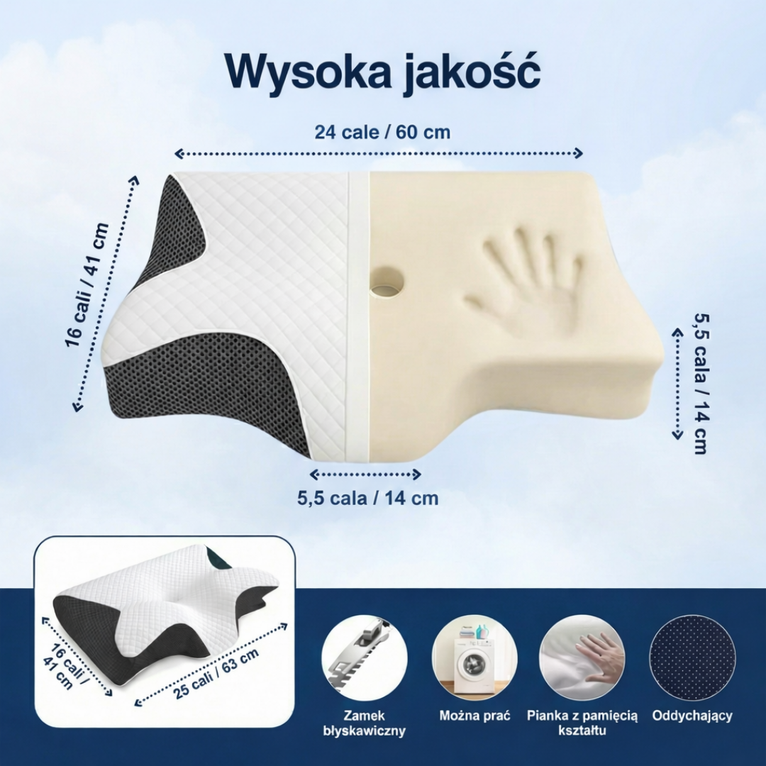 Axiora - Koniec z bólem szyi i drętwieniem ramion po przebudzeniu.