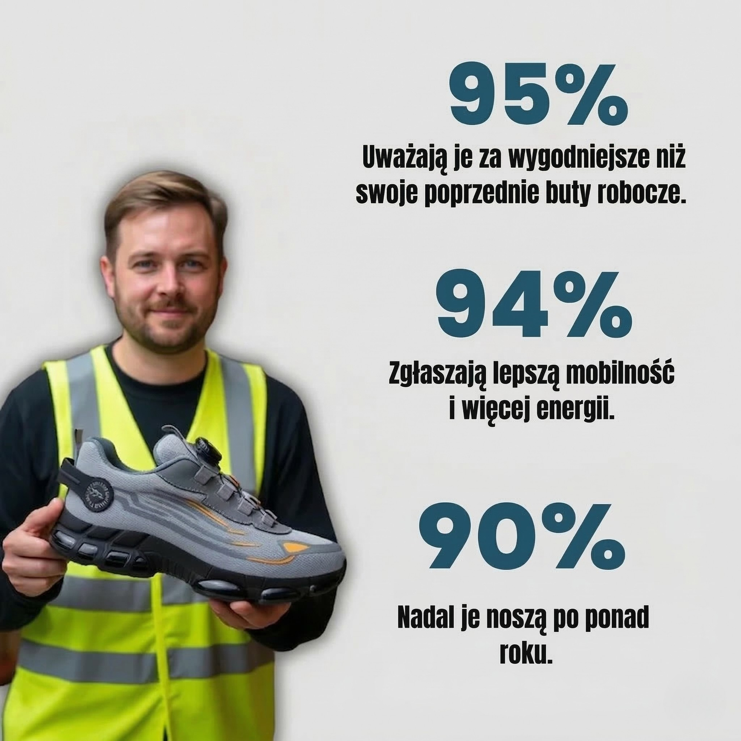 Fortix™ PRO SHIELD: Bezpieczeństwo i komfort przez 12 godzin pracy